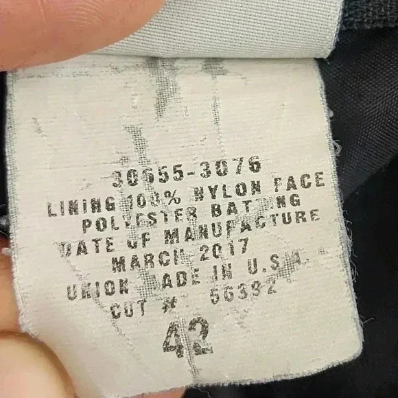 Vintage Postal Approved *USA *Full Zip Quilted Lined Work Jacket Women's XL - Picture 9 of 14